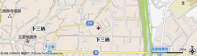 和歌山県田辺市下三栖1223周辺の地図