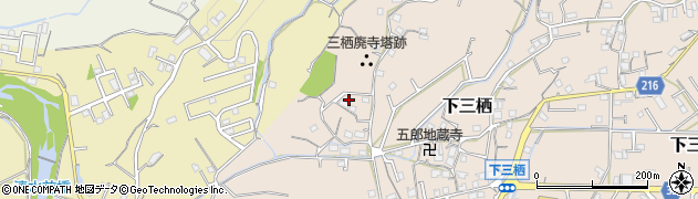 和歌山県田辺市下三栖188周辺の地図