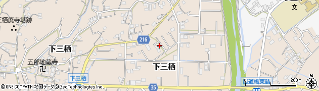 和歌山県田辺市下三栖1222周辺の地図