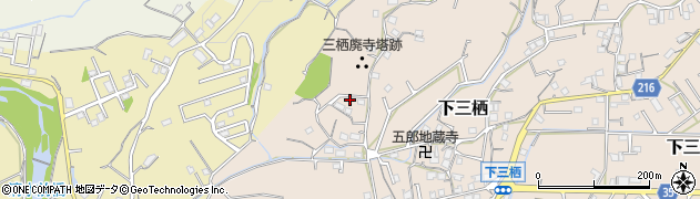 和歌山県田辺市下三栖187周辺の地図