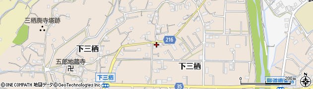 和歌山県田辺市下三栖874周辺の地図