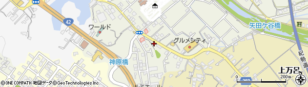 田辺万呂簡易郵便局周辺の地図