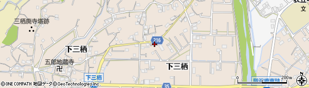 和歌山県田辺市下三栖872周辺の地図