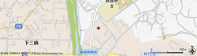 和歌山県田辺市下三栖1692周辺の地図