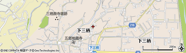 和歌山県田辺市下三栖561周辺の地図