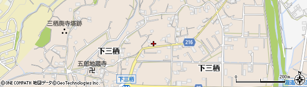 和歌山県田辺市下三栖580周辺の地図