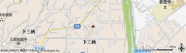 和歌山県田辺市下三栖1219周辺の地図