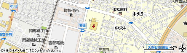 サニー古賀店周辺の地図