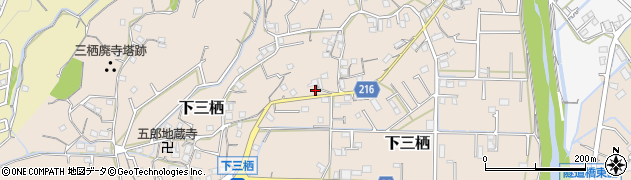 和歌山県田辺市下三栖581周辺の地図
