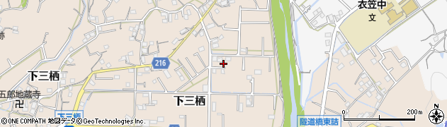 和歌山県田辺市下三栖1197周辺の地図