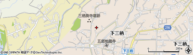 和歌山県田辺市下三栖278周辺の地図