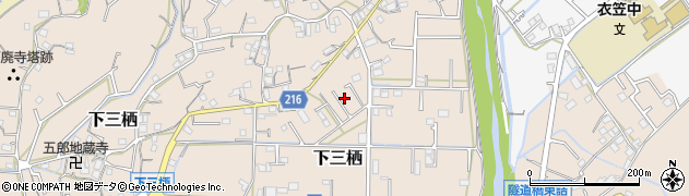 和歌山県田辺市下三栖1220周辺の地図