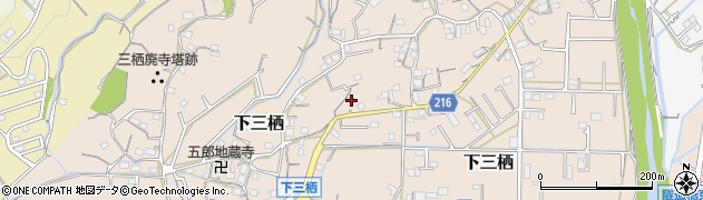 和歌山県田辺市下三栖572周辺の地図