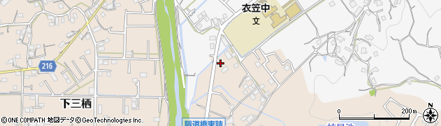 和歌山県田辺市下三栖1690周辺の地図