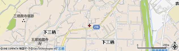 和歌山県田辺市下三栖855周辺の地図