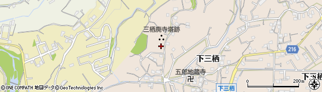 和歌山県田辺市下三栖227周辺の地図