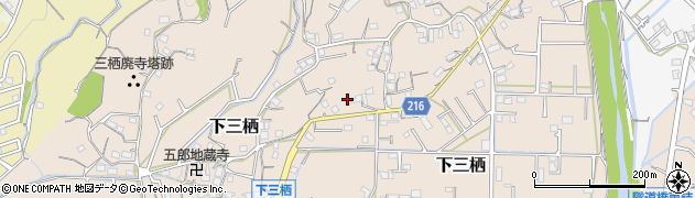 和歌山県田辺市下三栖577周辺の地図