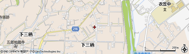 和歌山県田辺市下三栖1217周辺の地図
