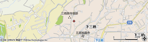和歌山県田辺市下三栖280周辺の地図