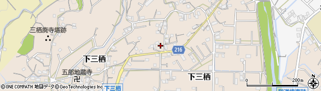 和歌山県田辺市下三栖586周辺の地図