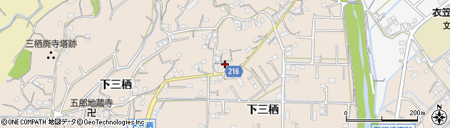 和歌山県田辺市下三栖857周辺の地図