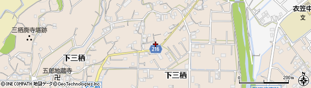 和歌山県田辺市下三栖858周辺の地図