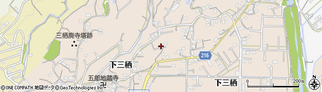和歌山県田辺市下三栖567-4周辺の地図