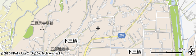 和歌山県田辺市下三栖602周辺の地図