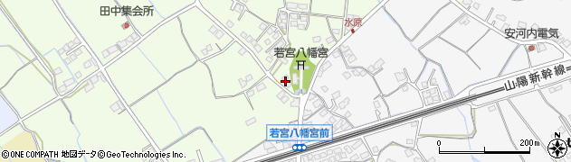 福岡県宮若市水原398周辺の地図