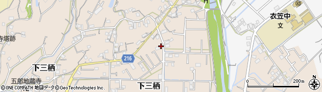 和歌山県田辺市下三栖1218周辺の地図
