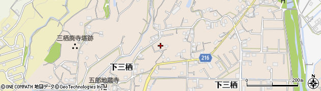 和歌山県田辺市下三栖566周辺の地図