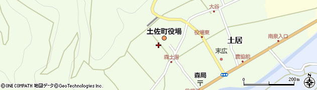 土佐町役場　農畜林振興課周辺の地図