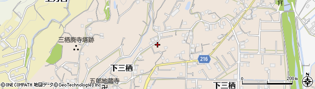 和歌山県田辺市下三栖564周辺の地図