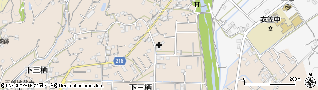 和歌山県田辺市下三栖887周辺の地図