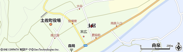 ＪＡ高知県　農産物直販集出荷場周辺の地図