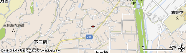 和歌山県田辺市下三栖861周辺の地図