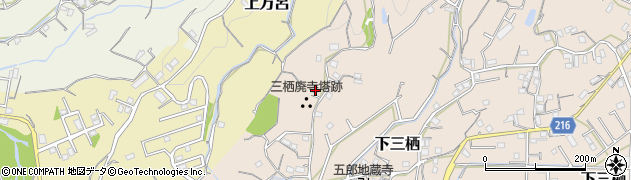 和歌山県田辺市下三栖246周辺の地図