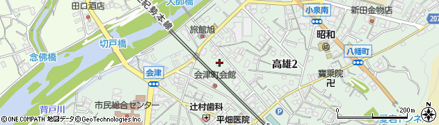 和歌山県田辺市高雄2丁目28周辺の地図