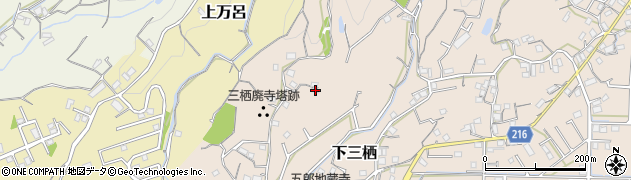 和歌山県田辺市下三栖308周辺の地図