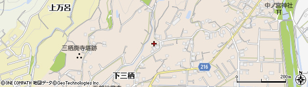 和歌山県田辺市下三栖481周辺の地図