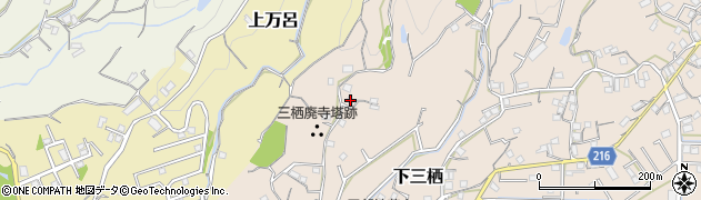 和歌山県田辺市下三栖249周辺の地図