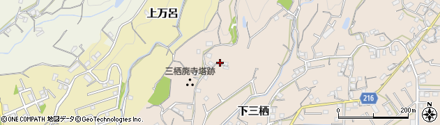 和歌山県田辺市下三栖310周辺の地図