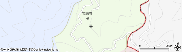 谷上山宝珠寺周辺の地図