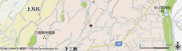 和歌山県田辺市下三栖609周辺の地図