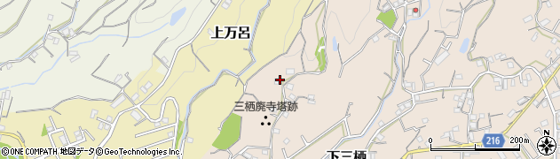 和歌山県田辺市下三栖262周辺の地図
