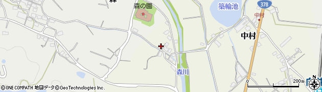 愛媛県伊予市中村441周辺の地図