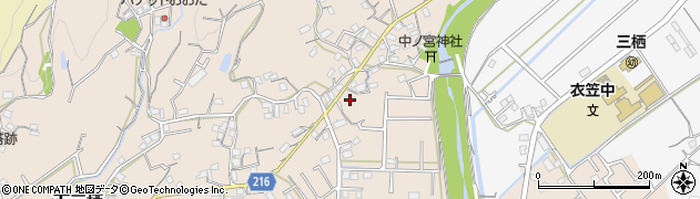 和歌山県田辺市下三栖894周辺の地図