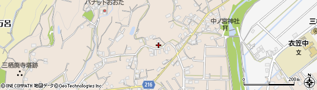 和歌山県田辺市下三栖749周辺の地図