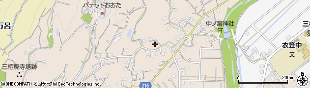 和歌山県田辺市下三栖750-4周辺の地図