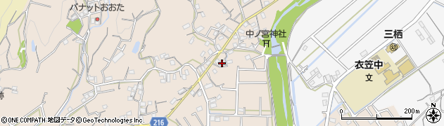 和歌山県田辺市下三栖898周辺の地図